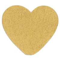 Perle en Bois Heart - Or