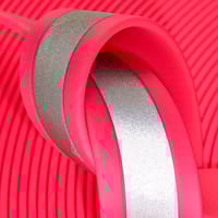 Rose Néon (PK521) Réfléchissante BioThane 'BETA' ® 19 mm - 2.5 mm Au Mètre