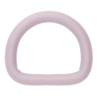 Silicone Pourpre 20 x 4 mm Anneau en D en acier inoxydable