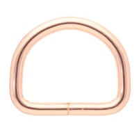 Rose Gold 20 x 3 mm D-ring