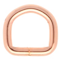 Rose Gold 13 x 3 mm D-ring