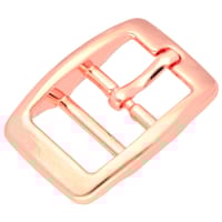 Double-Barred Belt Buckle Rose Gold 13 mm