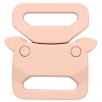 Silicone Rose Pastel 20 mm Safe Lock Boucle