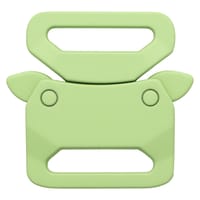 Silicone Vert 25 mm Safe Lock Boucle