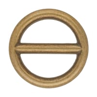 Antique Brass 15 x 3 mm Stop/bar O-ring Antique Brass 15 x 3 mm Stop/bar O-ring