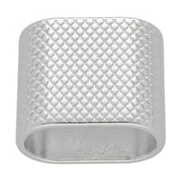 Argent Diamant 10 mm Tube de Cordon