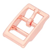 Rose Gold 13 x 6 mm Belt Buckle Double Barred