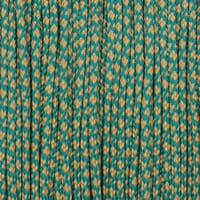 Teal & Gold Diamonds Paracord Type I