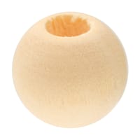 Naturel 10 x 4 mm Boule en bois 