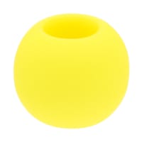 Jaune 10 x 12 mm Perle Plastique Ronde