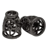 Gun Metal 4 mm Embouts De Cordon Cône 