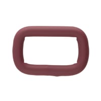 Silicone Maroon 20 x 4 mm Anneau Carrés en Acier Inoxydable