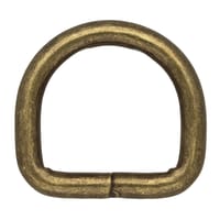 Antique Brass 20 x 4 mm D-Ring