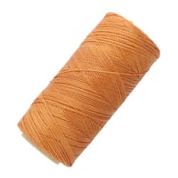 Caramel Marron #498 - 0.5 mm - Cordon en polyester ciré Linhasita (PE-2)