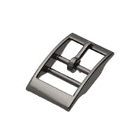 Double-Barred Belt Buckle Gun Metal - 1 | 10 | 30 Pieces