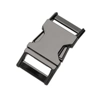 Metal Side Release Boucle - Gun Metal (20 mm)