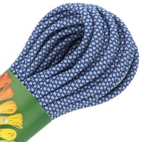 Indigo & Pastel Bleu Diamonds Paracorde 550 Type III - env. 10 m