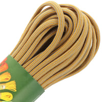 Smoke Gris & Royal Orange Stripes Paracorde 550 Type III - env. 10 m