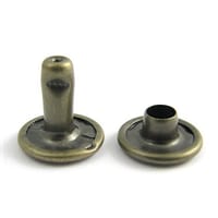 Double Cap Rivet Antique Brass - 10 | 50 | 100 Pieces