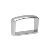 Nickelé 21 x 13 mm Passant de ceinture 