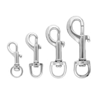 Mousqueton à Targette Chrome - 1 | 10 | 20 Pièces