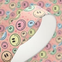 Happy Smiley BioThane ‘BETA’ ® UV-printed 16 mm - 2.5 mm per meter