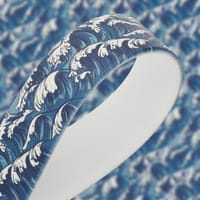 Waves BioThane ‘BETA’ ® UV-printed 19 mm - 2.5 mm Per Meter