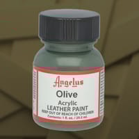 Olive - Peinture acrylique pour cuir Angelus - 29,5 ml (1 oz.)