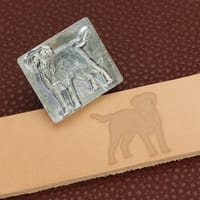 "Labrador Retriever" matoir 3D - 29 mm x 27 mm