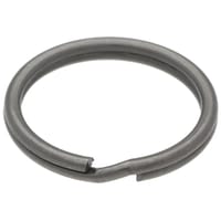 Gun Metal 20 x 2 mm Porte-Clés Fendu