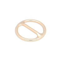 Luxe Stop/bar O-ring Light Gold 15 x 3 mm Luxe Stop/bar O-ring Light Gold 15 x 3 mm