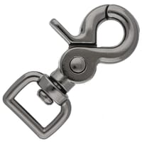 Clip Mousqueton Gun Metal 60 mm - ⧄ 16 mm