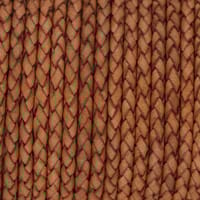 Light Brown 3 mm Braided Leather Cord Light Brown 3 mm Braided Leather Cord