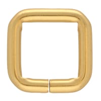 Laiton 20 x 5 mm Anneaux Carrés