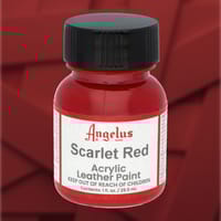 Scarlet Rouge - Peinture acrylique pour cuir Angelus - 29,5 ml (1 oz.)
