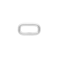 Acier Inoxydable 16 x 3 mm Bague Carrée