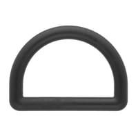 Noir 25 mm Anneau en D en Plastique