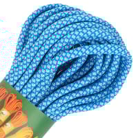 Greece Bleu & Pastel Bleu Diamonds Paracorde 550 Type III - env. 10 m