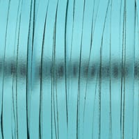 Metallic Foil Blue Ice - Kangaroo Leather Lacing 3 mm Metallic Foil Blue Ice - Kangaroo Leather Lacing 3 mm