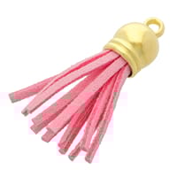 Velvet Pink Tassel - 35 mm Velvet Pink Tassel - 35 mm