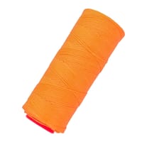 Orange 1 mm Waxed Polyester Cord 