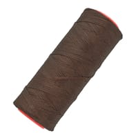 Brown 1 mm Waxed Polyester Cord 