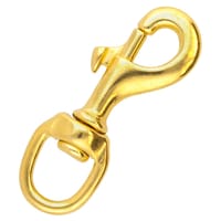 Mousqueton à targette Laiton. 80mm