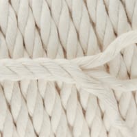 Natural 5 mm Macramé Twisted Cotton Rope