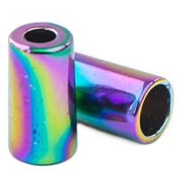 Cord End 'JetFuel / Neo-Chrome' 6 mm. (1 piece)