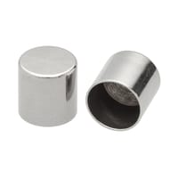 Nickel 8 mm Premium End caps Nickel 8 mm Premium End caps