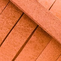 Cuir de Nubuck Orange de 25 mm (Cuir Pull-up) par mètre