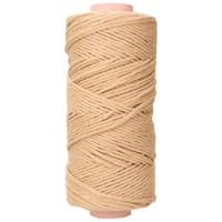 Nude Beige 3 mm. Macramé Cotton Cord (Single Strand) - 150 m