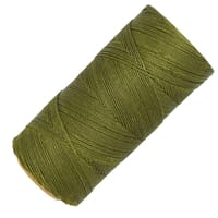 Olive Vert #88 - 0,75 mm - Cordon en polyester ciré Linhasita (PE-3)