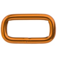 Anneaux Carrés 'Acier Inoxydable' Orange 25 x 4 mm